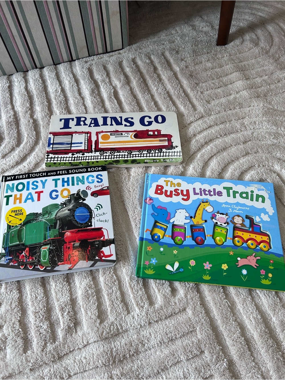 The Busy Little Train, Noisy Things, Trains Go Kids Board Books
